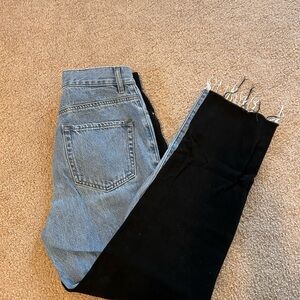 PacSun Women's Jeans - Light Blue and Black